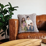 Family Tufted Pillow